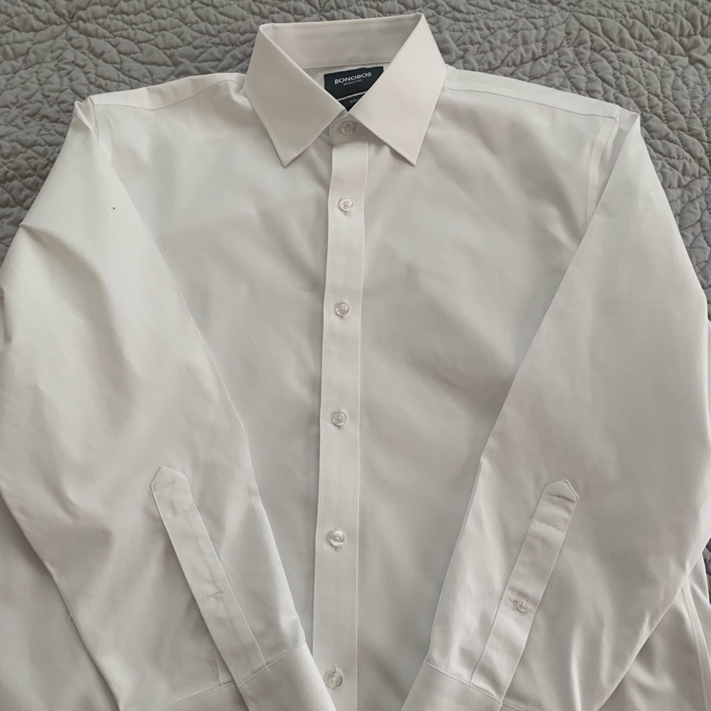 Bonobos Slim Fit Dress Shirt size 16.5/33